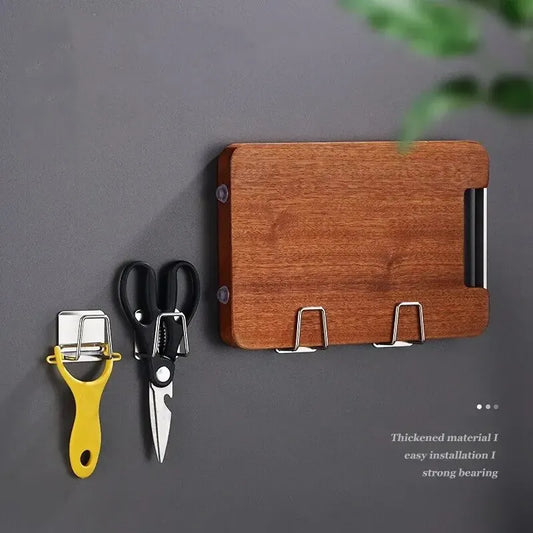 1pc Stainless Steel Sink Sponge Rack with Sucker - Kitchen Organizer